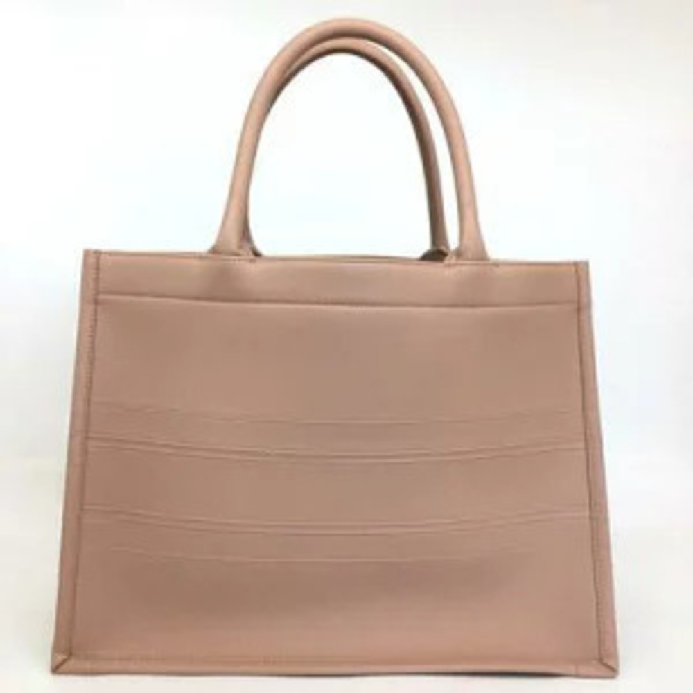 DIOR Book Tote Bag Shoulder Pink Beige Card - Picture 2 of 9